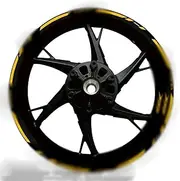 OLLinS for Kawasaki for Ninja 650 400 Reflective Rim Sticker Stripe Wheel Decal Accessori Logo Emblem 17″ Tape (Color : Z8002)