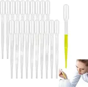 Graduated Dropper - 100-Piece Scientific Labs Transfer Pipette Droppers with Scale,Clear Measuring Graduated Liquid Droppers for Home, Labs, Spa Center Pochy