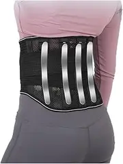 Back Brace Lumbar Support Belt Disc Herniation Orthopedic Strain Pain Relief Corset For Back Posture Spine Decompression Brace(Large)