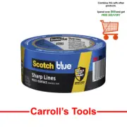 Scotchblue PAINTER'S TAPE WITH EDGE-LOCK Blue - 48mm
