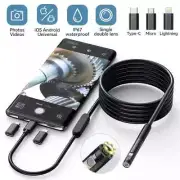 Endoscope Inspection Camera 3in1 Micro USB/Type-C Inspection Camera Borescope