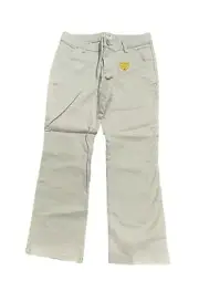 Cat & Jack Girls' Bootcut Twill Uniform Chino Pants, Oyster Tan, 14 Plus
