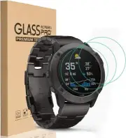 [3 Pack] for Garmin Fenix 6x/6x Pro/6x Solar Screen Protector, 9H Hardness