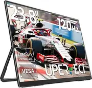 UPERFECT 24" 100HZ Portable Monitor w/ 180°Adjustable Kickstand & VESA, Large Portable Gaming Monitor with HDMI Type C, External Portable Monitor for Laptops, Steamdeck, MacBook, Phones, Mini PC