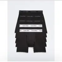 在飛比找蝦皮購物優惠-Calvin Klein CK 長版 內褲 四角內褲 五件組