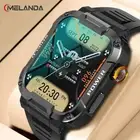 MELANDA 1.85 Outdoor Military Smart Watch Men Bluetooth