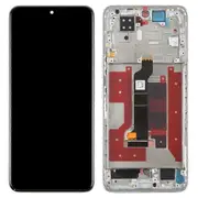 Compatible For Honor 200 5G ELI-AN00, ELI-NX9 OEM Grade S OLED Screen and Digitizer Assembly + Frame (Without Logo) Silver