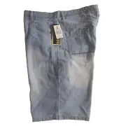 SOUTHPOLE MEN'S BIG AND TALL DENIM SHORT 9007-3236 LIGHT SAND BLUE (SIZE 44)