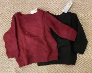 2T- NWT Twin Pack Of Heavy Duty Pull Over Sweaters