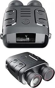Night Vision Goggles, Binoculars 1080p Infrarednight Vision Scope 5X Digital Zoom, for Hunting, Camping, Travel, Surveillance