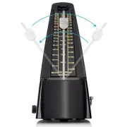 Piano Guitar Bass Drum Violin Metronome NW-707 Traditional Wind Up Mechanical