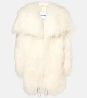 [The Attico] The Attico Shearling coat AU 10 beige
