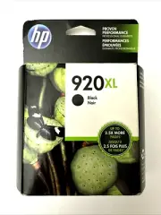 Genuine HP 920XL Brand New Sealed Black Ink Cartridge (CD975AN) Expired 04/2017