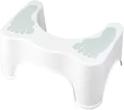 Bathroom Toilet Stool Constipation Aid Potty Step Footstool Non-Slip Portable Large White