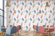 3D Bubble Tea Shop A5892 Business Wallpaper Wall Murals Self-adhesive Commerce