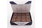 Silver Cup Billiards Chalk Set, Brown, 12 Pcs/pack