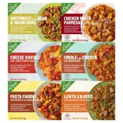 Miss Olive's Variety Pack Microwavable Ready to Eat Lower Sodium Ready Meals ...