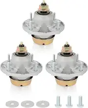GYZJ Mower Spindle Assembly for AM124498 AM131680 AM135349 AM144377 Compatible with John Deere X475 X485 X495 X500 X520 X530 X575 X585 X595 LT155 LT166 Lawn Tractors (3 Pack)