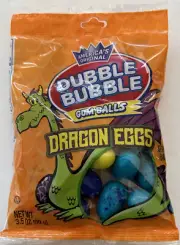 Dubble Bubble gum balls-America’s Original Dragon Eggs 1ea 3.5oz Bag-New-SHIP24