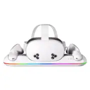 Efficient Magnetic Charging Dock for Meta Quest3S Controllers and Batteries