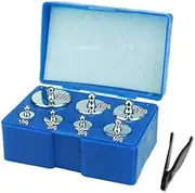 Digital Bus Scale 7Pcs Total 500g Farmar 10g-200g Grams Weighs Precision Calibration Scale Weight Set Kit M2 with Tweezers Test Jewelry Scale