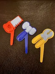 24 Hand Tools Cupcake Party Picks Construction Carpentry sku 229-0