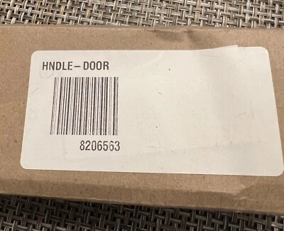 White Microwave Door Handle New In Box OEM Part #8206563 For Whirlpool/Kenmore