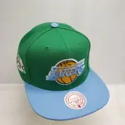 Los Angeles Lakers NBA Mitchell & Ness Wind Runner Pak Snapback Hat Cap OSFM