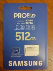 Samsung - PRO Plus 512GB microSDXC UHS-I Memory Card with Adapter