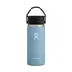 Hydro Flask 16oz旋轉咖啡蓋保溫鋼瓶/ 雨滴藍