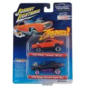 Jonny Lightning Limited Edition 1970 Dodge Super Bee, 1969 Chevy Camaro SS NIB