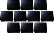 Set of 10, 8.5 inch (8.5 cm) Wood Grain Shokado Black Inner Coating (Partition Separated) [Shokado]