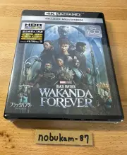 Black Panther WAKANDA FOREVER 4K Ultra HD Blu-ray+3D+2D Blu-ray Japan VWAS-7438