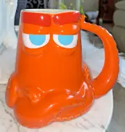 Disney Parks Pixar Finding Dory Hank The Octopus Mug Orange 3D 16 oz Coffee Cup
