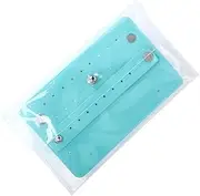 VANZACK 1pc Portable Travel Jewelry Storage Bag Simple Earring Holder Organizer Durable Envelope Design with Protective Dust Bag present for Jewelry Lovers
