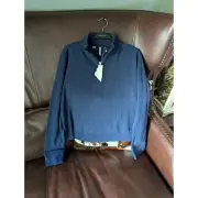 Travis Mathew TravisMathew Women's Cloud 1/2 Zip Pullover MEDIUM NAVY