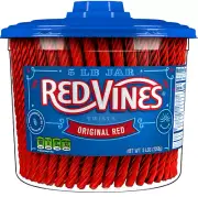 RED VINES Twists Original Red Licorice Bulk Candy Jar 5 lbs