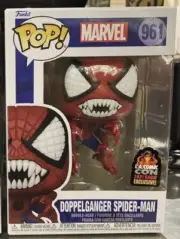 Funko POP Doppelganger Spiderman LACC Exclusive Non Metallic + Protector