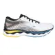 MIZUNO WAVE SKY 6 SW 男慢跑鞋-4E-運動 寬楦 美津濃 J1GC221101 白黑藍黃