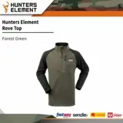 Hunters Element Warm Hardy Lightweight Premium Quality Rove Top Forest Green