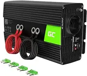 Green Cell® 1000 W / 2000 W 12 V to 230 V Volt Car Voltage Converter Inverter Power Solar Inverter DC AC Converter Current Transformer Vehicles Caravan Car Modified Sine Wave Car Charger