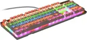Cool Mechanical Gaming Keyboard with Blue Switch LED Backlit with Anti-Ghosting