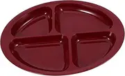 PACKOVE Reusable Divided Dinner Plates for Adults Slip Design Easy to Clean High Temperature Resistant for Elderly and Special Needs Durable Food Separation Plates