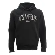FIL Men's Fleece Hoodie Pullover Hooded Jumper Sweater Embroidered - Los Angeles