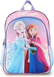 [Disney] FROZEN 15 INCH EVA BACKPACK BACKPACK, PINK/LT BLUE/WHITE, 38 cm (H) X 27 cm (W) X 12 cm (D)