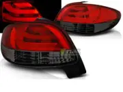 Paar Rückleuchten for Peugeot 206 nach 1998->Rot Smoke LED BAR AU LDPE21WP XINO