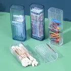 Swab Canisters Toothpick Container Cotton Balls Dispenser Box Q-tip Holder