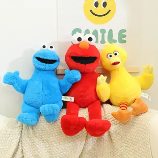 【現貨秒發】芝麻街公仔SESAME STREET毛絨玩具Elmo兒童玩偶布娃娃正版