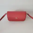 Michael Kors Jet Set Travel Small Flap Crossbody Handbag Light Berry Sorbet Bag