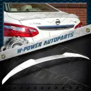 Pearl White For 2016-2018 Nissan Altima Sedan W-Power V-Style Trunk Lid Spoiler (for: Nissan)